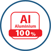 100% Aluminium