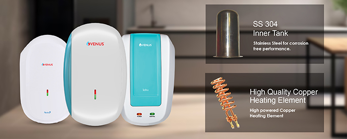 Venus water heater-5 Litre Instant vs 6 Litre Storage Water Heater