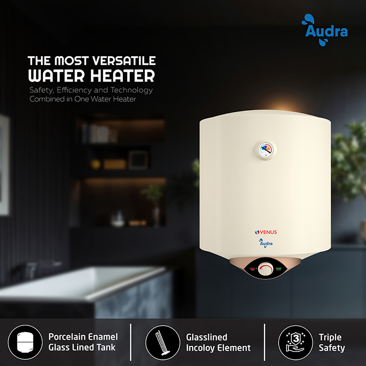 Audra-Storage Water Heater (Geyser) - 10-Litre