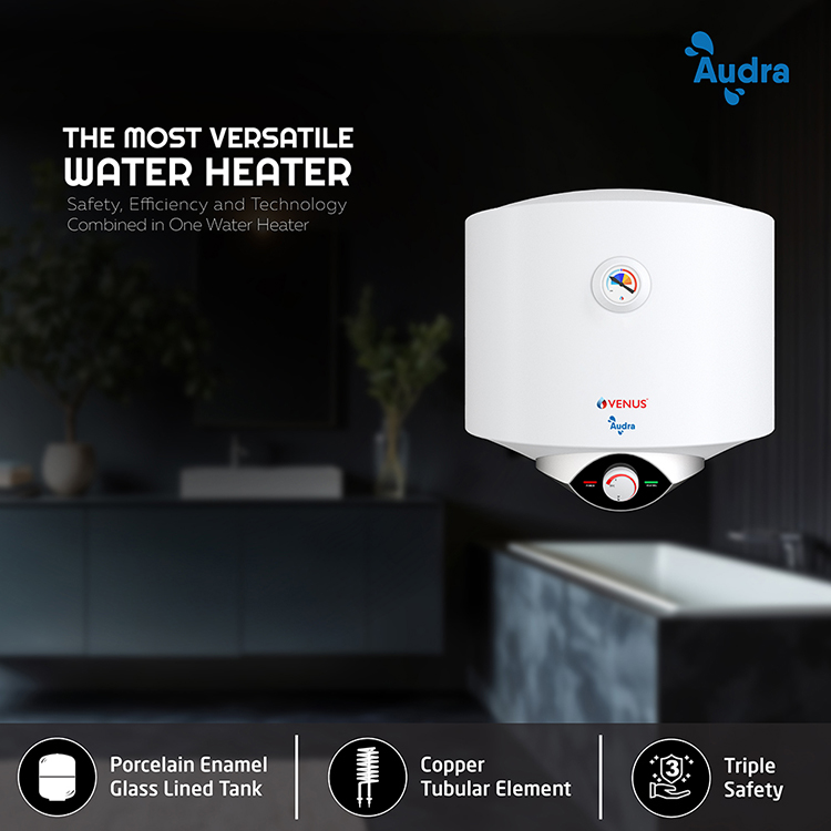 Audra-Storage Water Heater (Geyser) - 06-Litre