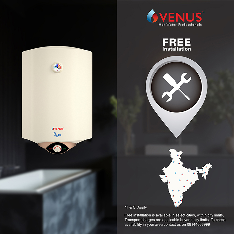 Audra-Storage Water Heater (Geyser) - 15-Litre