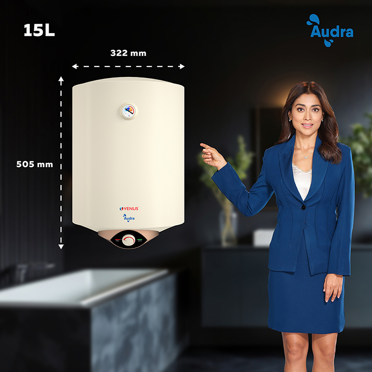 Audra-Storage Water Heater (Geyser) - 15-Litre