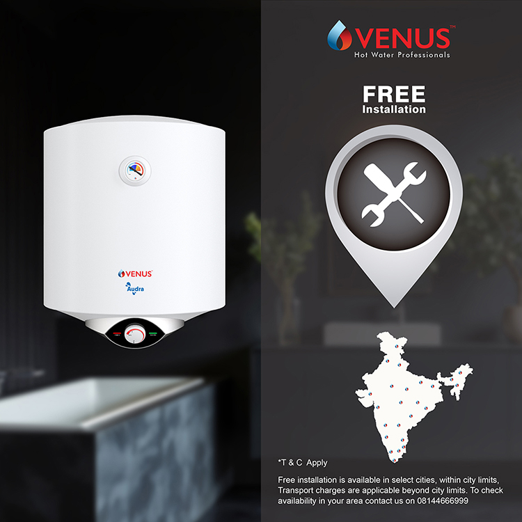 Audra-Storage Water Heater (Geyser) - 10-Litre