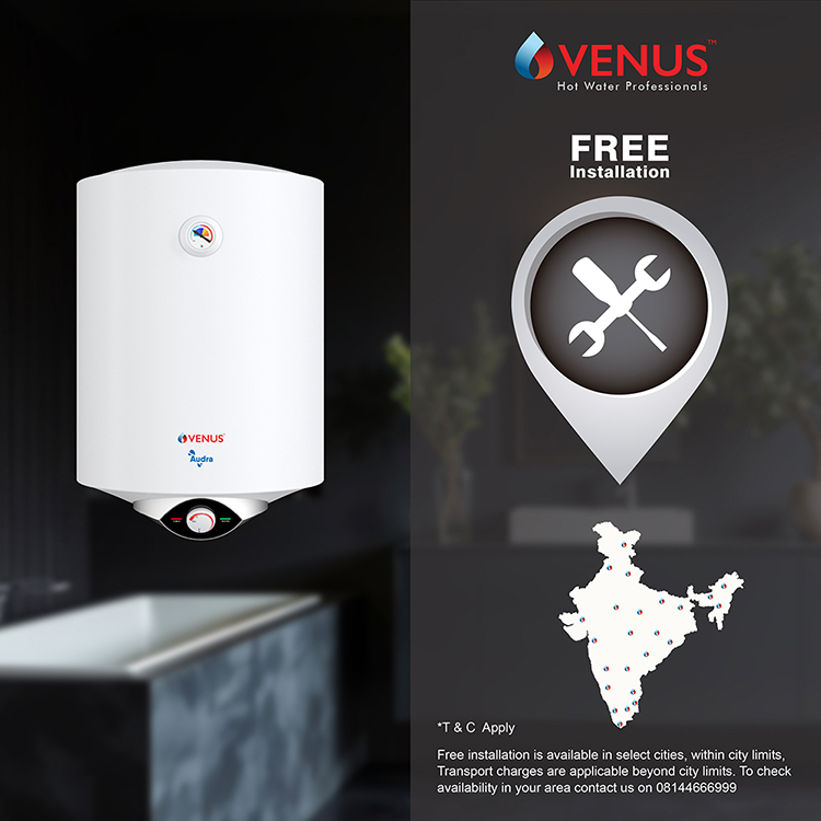 Audra-Storage Water Heater (Geyser) - 15-Litre