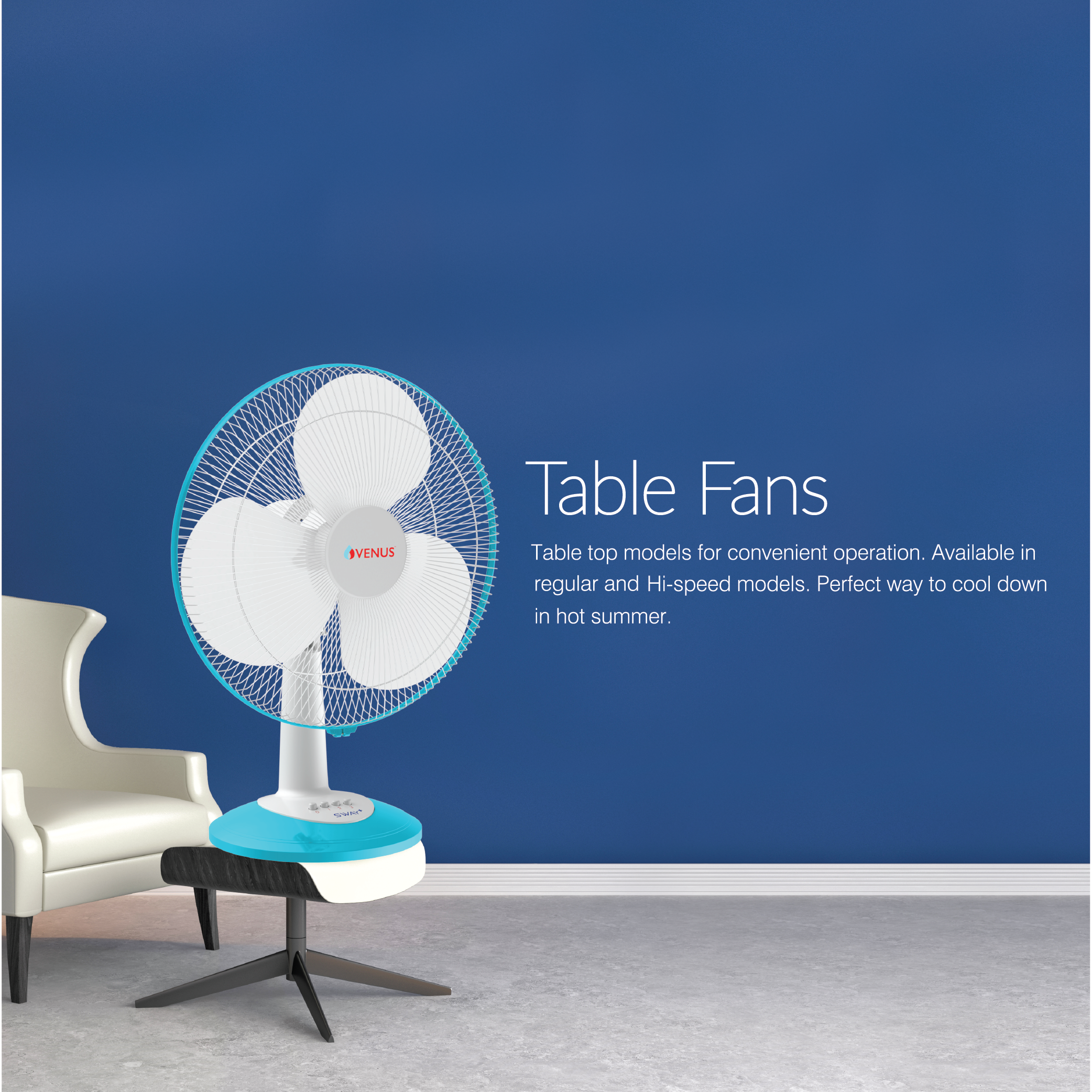 Sway Plus Table Fan - STF - 400