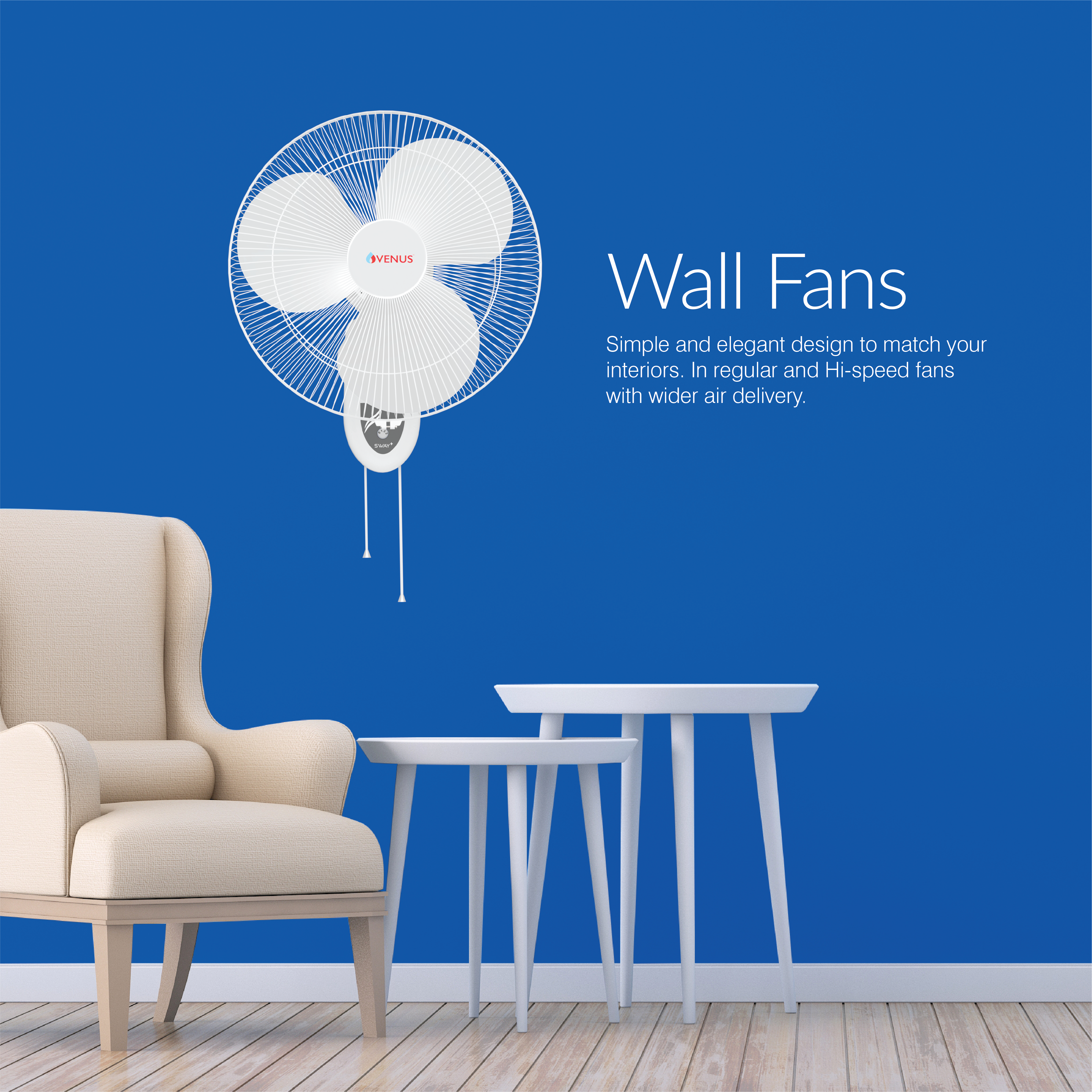 Sway Plus Wall Fan - 400MM