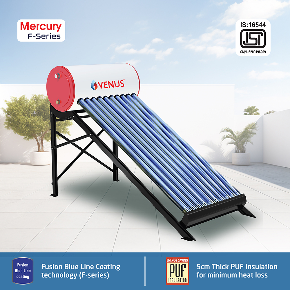 Mercury Domestic F-Series Solar Water Heater