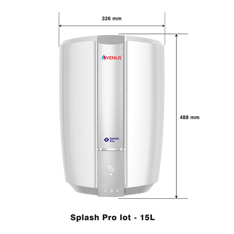 Venus Splash Pro IoT 15-Litre Storage Water Heater (Geyser) - 15-Litre