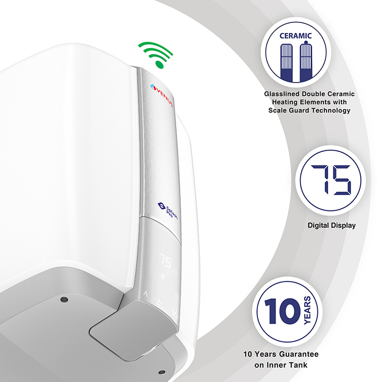 Venus Splash Pro IoT 15-Litre Storage Water Heater (Geyser)