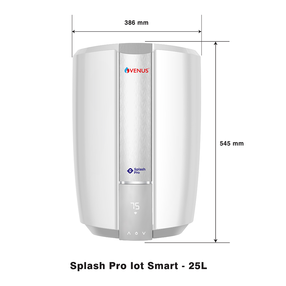 Venus Splash Pro IoT 25-Litre Storage Water Heater (Geyser) - 25-Litre