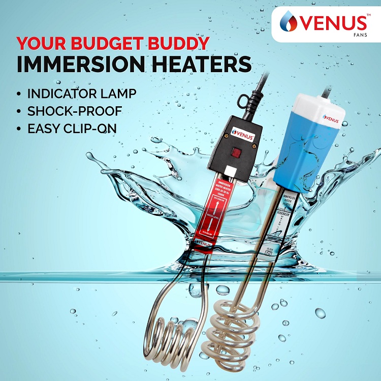 Shock Proof Immersion 1500W - Venus Home Appliances