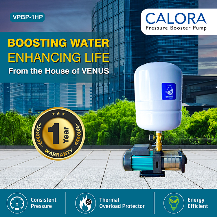 Venus Calora Pressure Booster Pump-VPBP-1HP